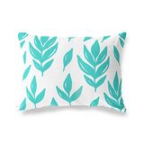 BonaMaison Turkoois-Wit Decoratieve Kussensloop, Kussenhoezen Bank, Decoratieve Kussenhoesjes, Kussensloop; Sofa, Slaapkamer, Kantoor, Auto 35x50 Cm - Ontworpen en vervaardigd in Turkije