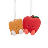 Hallmark Better Together Apple en Caramel magnetische kerstversieringen, set van 2, onbreekbaar