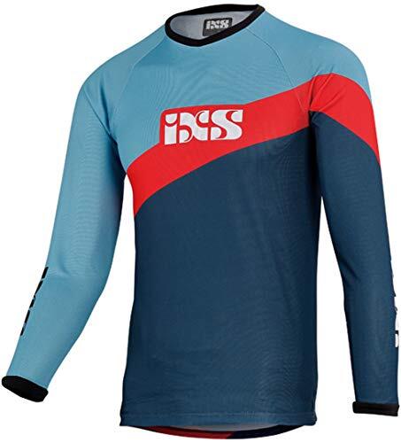 IXS Race Kids Jersey Brisk Night Blue KS (128) T-shirt, volwassenen, unisex, blauw, S