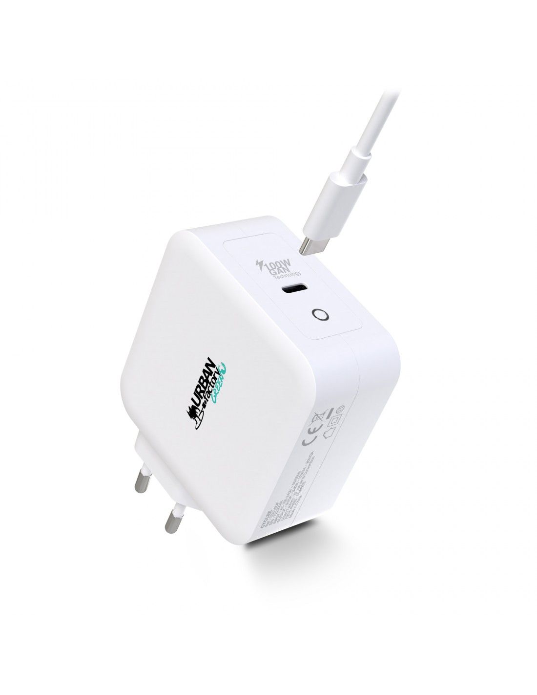 Urban Factory GSC10UF 100W USB-C oplader wit