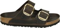 Birkenstock ARIZONA BIG BUCKLE LEATHER Dames slippers Bruin Maat 40
