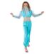 Smiffys Arabisch prinsessenkostuum, inclusief broek, top en Halloween hoofddeksel