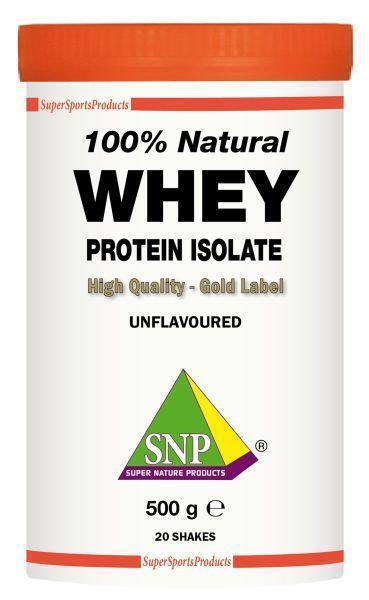 SNP Whey proteine isolate 100 natural 500 G