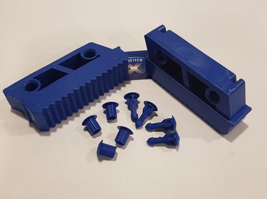 Solide Trapvoeten trapdoppen voor- en achterzijde 100 mm per paar