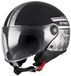MT Helmets Casque jet S Runway Noir brillant / Rouge L