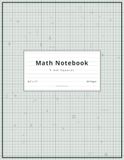 Graph Paper Notebook — 5 mm Grid: Medium squares — most common — 80 Pages