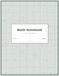 Graph Paper Notebook — 5 mm Grid: Medium squares — most common — 80 Pages