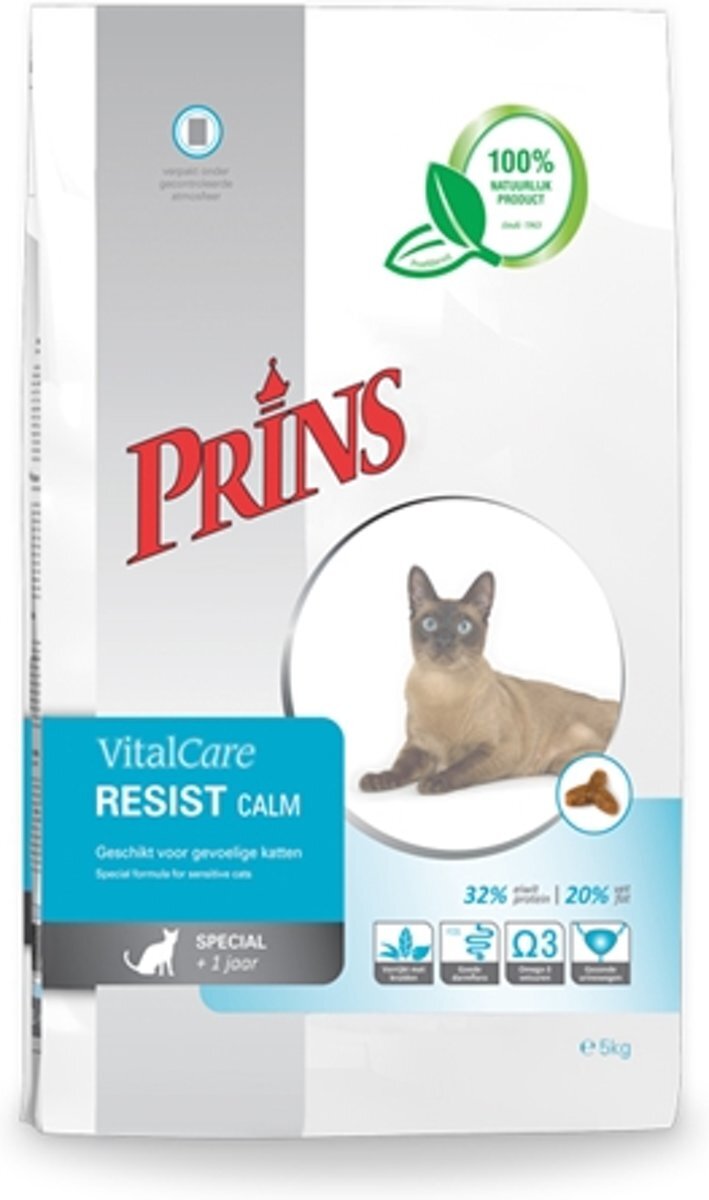 Prins VitalCare Resist Calm - Gevogelte - Kattenvoer - 1.5 kg