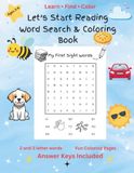Let's Start Reading: Word Search and Coloring Book