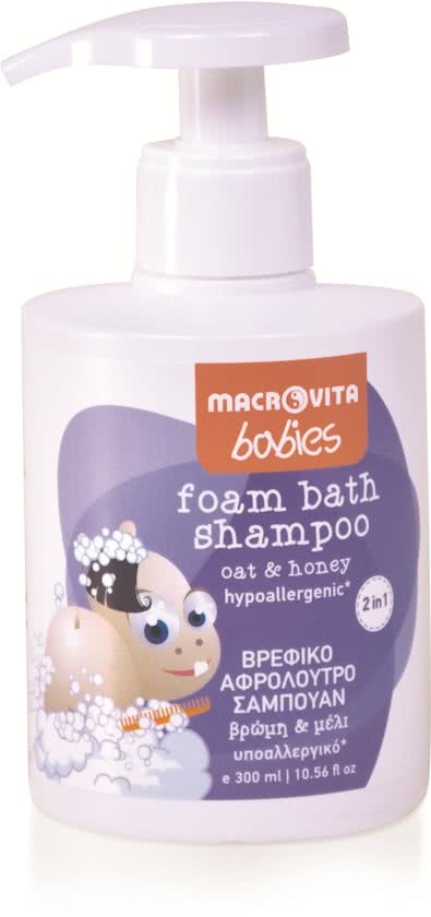 Macrovita Douche Badschuim-Shampoo voor Baby s 0-36m