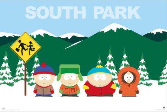 South Park Poster - 91.5 x 61 cm - Modern - Paper