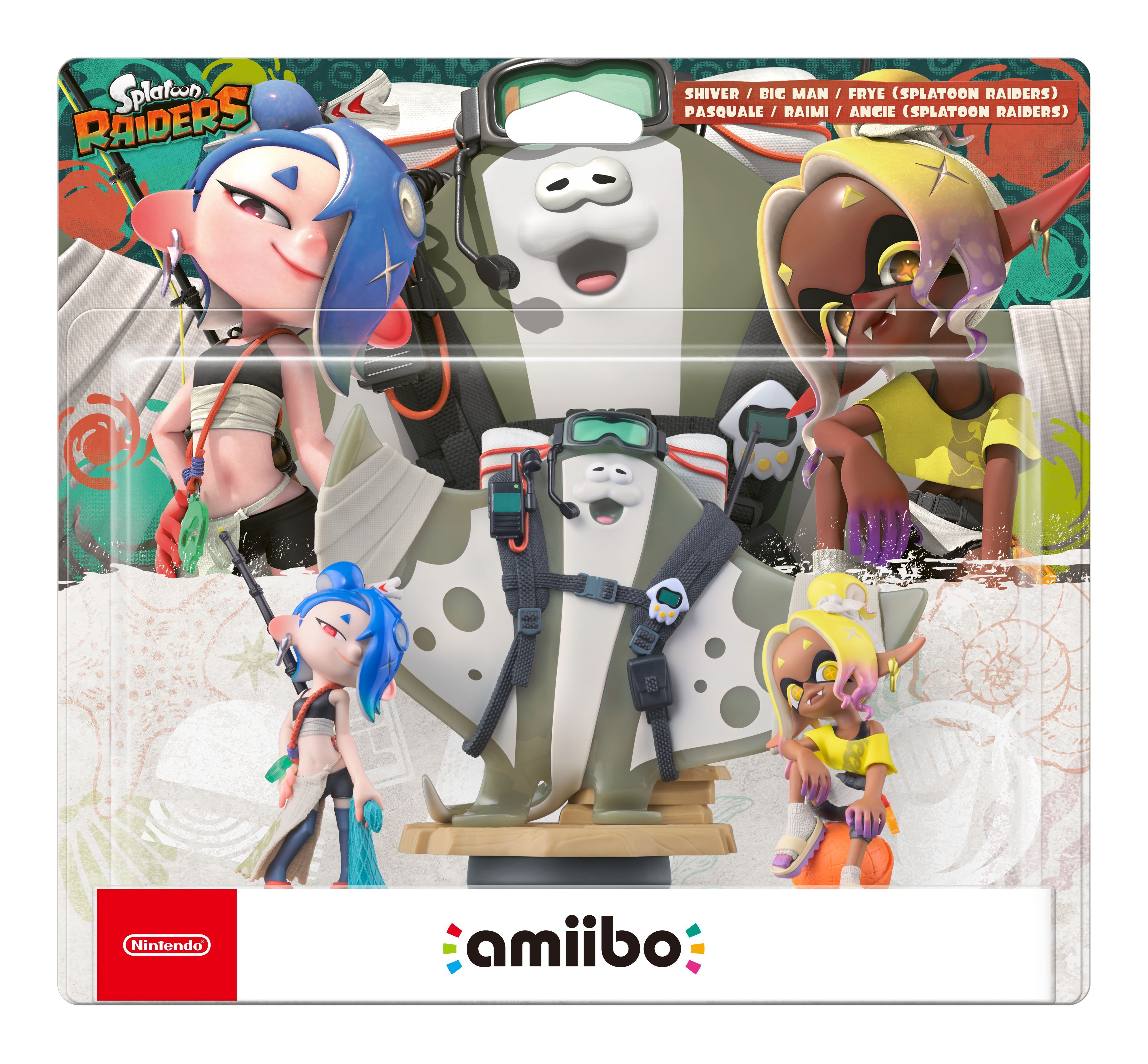 Nintendo Amiibo Splatoon Raiders - Shiver/Big Man/Frye (3-Pack)