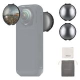 NEEWER ND-filters compatibel met Insta360 X5, ND16 lensfilterset, 4 stops lichtreductie schroef op automatische detectie multicoated optisch glas neutrale dichtheid, actiecamera-accessoires, 2 stuks