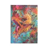 Carnet Paperblanks Carnet à couverture rigide Dragon Bourdonnant - Midi - Ligné - 144 p.: Hardcover, 120 gsm, ribbon marker, memento pouch, elastic closure