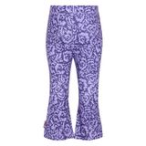 B.Nosy flared broek met print - paars/lila