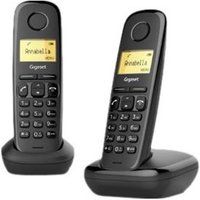 Gigaset A170 Duo Analog/DECT telephone Zwart