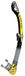 Cressi Alpha Ultra Dry snorkel Geel