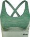 Hummel Hmlclea Seamless Sports Top Vrouwen XS Laurel Wreath/Lily Pad Melange