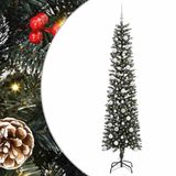 vidaXL Sapin de Noël artificiel avec 300 LED Vert 210 cm PVC, Plastique et Acier