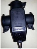 N & L 10195 3-voudige koppeling Rubber 230 V Zwart IP44