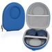 Linkidea Draagtas voor hoofdtelefoon, compatibel met JBL T600BTNC, Live 400BT, Tune 500BT, T450BT, E45BT hoes, beschermende harde reistas met kabel, opladeropslag (blauw)