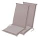 Traumnacht Comfort set van 2 kussens met hoge rugleuning, outdoor, taupe, afneembare hoes, met hoekbanden en instelband, 120 x 50 x 6 cm, Öko-Tex gecertificeerd, geproduceerd volgens Duitse kwaliteitsnormen