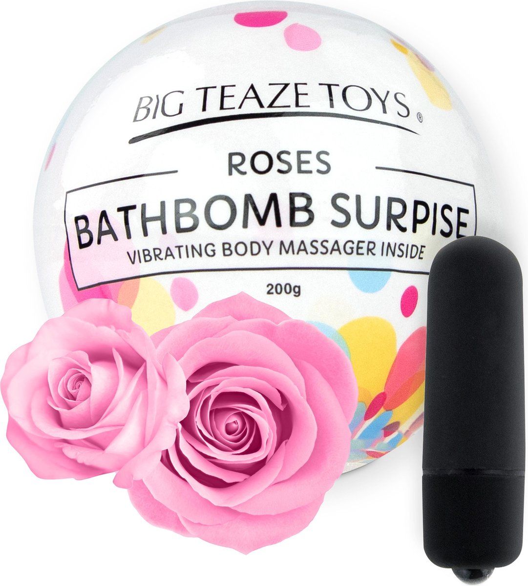 Big Teaze Toys Bath Bomb Surprise met Vibrerende Lichaamsmassager - 8717903274194
