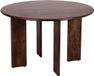 Lewis & Loft Eettafel Lila - Rond ⌀120 cm - FSC®-gecertificeerd mangohout - Walnoot bruin