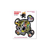 4R Quattroerre.it 6125 Sticker Sticker Bomb Doodskop 10x12cm