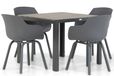 Lifestyle Garden Furniture Lifestyle Salina/Young 92 cm dining tuinset 5-delig
