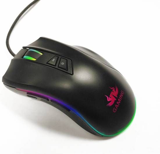Sumvision Pantheon GT300+ 9D 4000 Dpi USB Gaming muis - Zwart