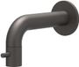 IVY Concord Fonteinkraan - Inbouw - Hartafstand 12.5 cm - Geborsteld Carbon Black PVD