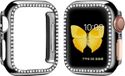Strap-it Apple Watch Diamond PC hard case - zwart - 44mm