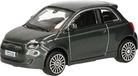 Bburago Modelauto Fiat New 500e - La Prima - cabriolet - zwart - 9 cm - schaal 1:43