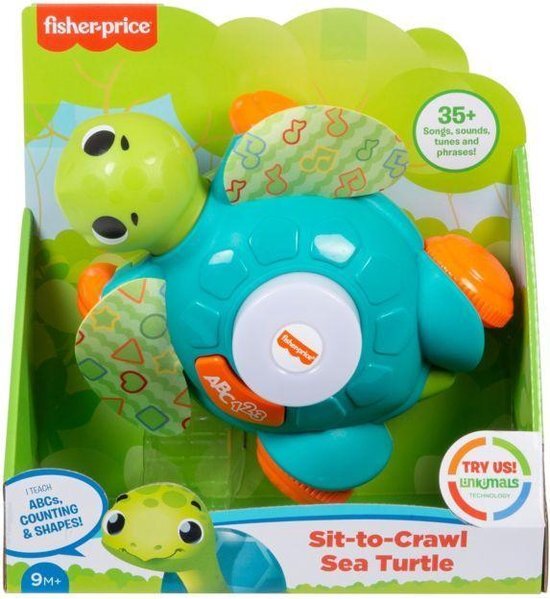 Fisher-Price Linkimals Sit-to-Crawl Zeeschildpad