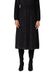 s.Oliver 2172658 fluwelen midi-jurk met lange mouwen voor dames