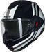 Nolan N120-1 Lineo 348 Zwart Wit Zilver Glossy Systeemhelm