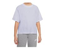 Nike Sportswear Meisjes T-Shirt Paars Polyester Korte Mouw Effen