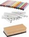 Rayher hobby materialen Krijtjes set met schoolbord wisser