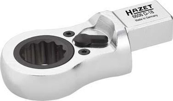 HAZET Insteek-ringratelsleutel 19mm 14x18mm 6606D-19