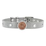 Talent Jewels Armband van roestvrij staal met clip, creatief talent van echt koper, staal, Medio