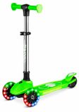 Ricokids 765900 Drie-wielige balansfiets met LED-wielen, model Jelly, groen