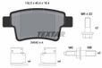 TEXTAR Set remblokken achter 2454001