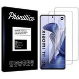 Phonillico® Gehard glas voor Xiaomi 11T 5G / 11T PRO 5G [Pack 2]