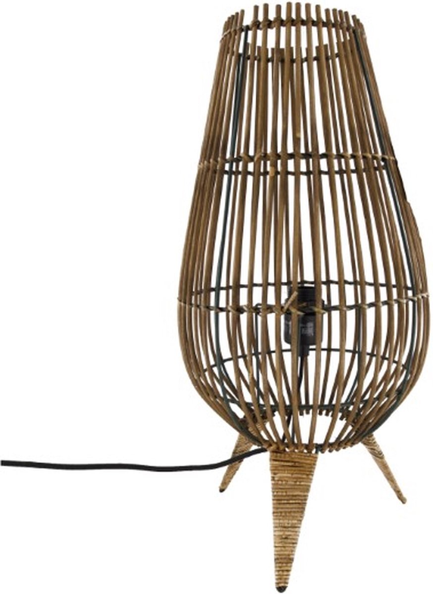 Dijk Natural Collections DKNC - Staande lamp bamboe - 28x28x58cm - Natuurlijk
