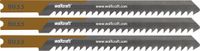 wolfcraft - Panlat Decoupeerzaagbladen - 3 stuks - HCS-blad met U-schacht