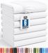 Utopia Bedding Hoeslakens - Pack van 6 onderste lakens - zacht geborsteld microvezel - diepe zakken, rimpel, krimp- en vervaagbestendig - onderhoudsvriendelijk (tweeling, wit)