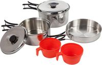 Regatta Compact Cook Set - Steel - Grey