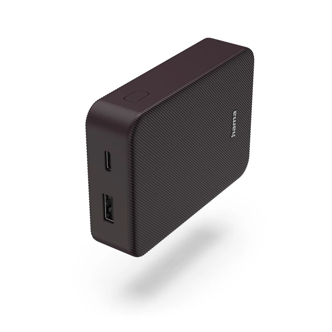 Hama Powerbank - Color - 10000mAh - 15W - 1x USB-C, 1x USB-A - Pruim