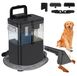 Nettoyeur de tapis pratique - aspirateur eau et poussière pour textiles - 450 W - 12 kPa puissance d'aspiration - Double réservoir d'eau - Convient aux tapis, canapés en tissu et taches d'animaux - Noir